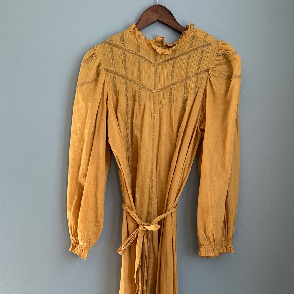 Doen Yellow Long Sleeve Dress